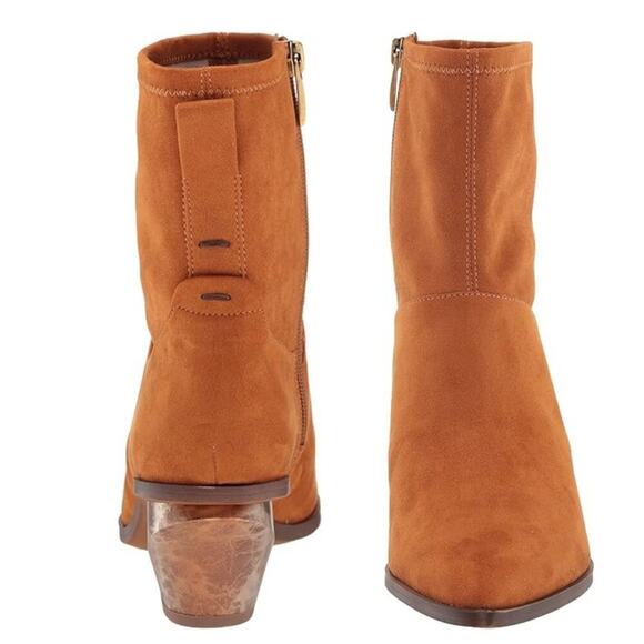 Franco Sarto Women’s Sammi Ankle Bootie – Whiskey Tan | Size 7 - Picture 14 of 15